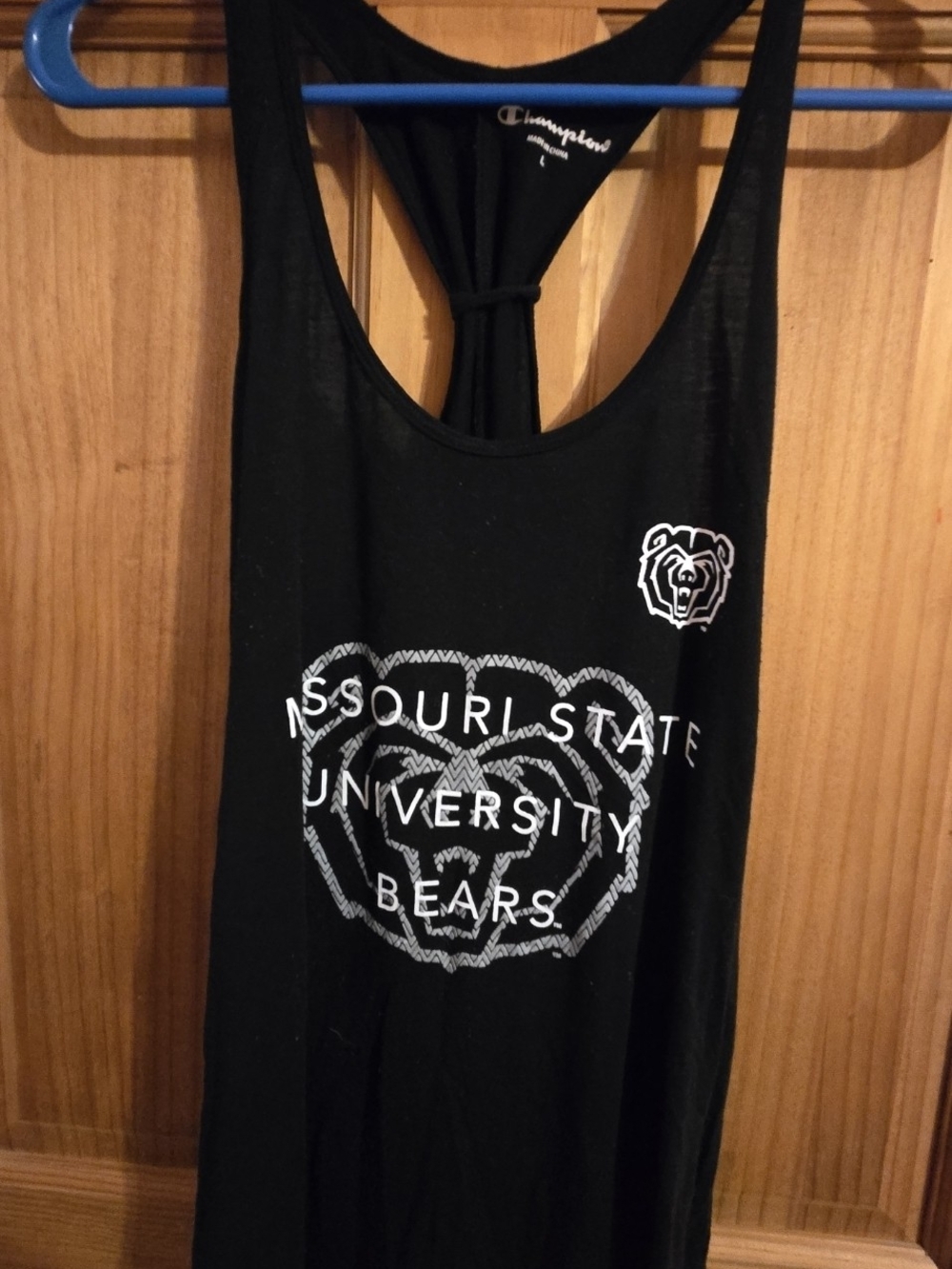 Champion Black Racerback Tank Top